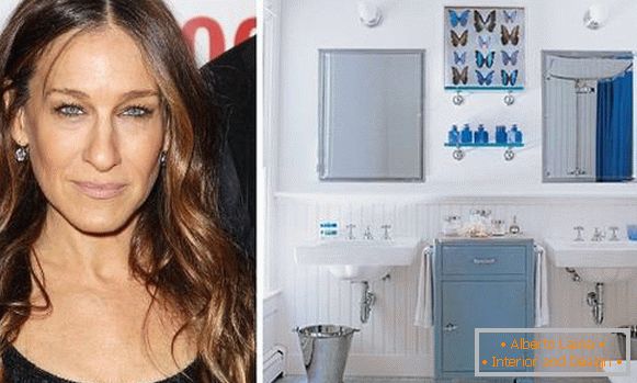 Stylish bathroom Sarah Jessica Parker