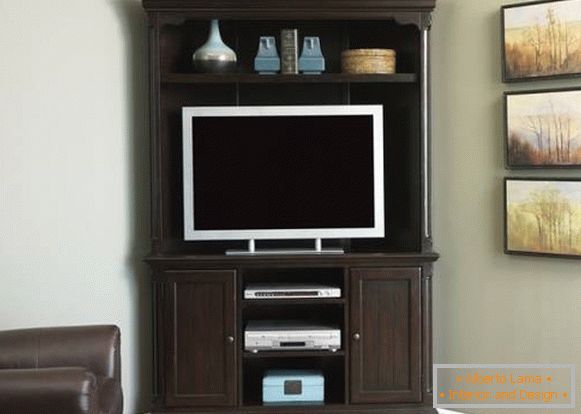 Corner cabinet with stand for TV