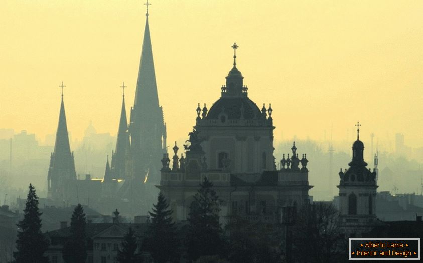 The beautiful city of Lviv