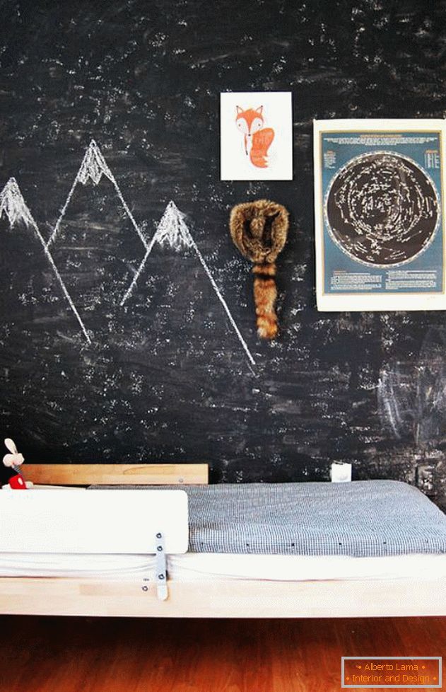 Chalkboard is still a popular decoration element