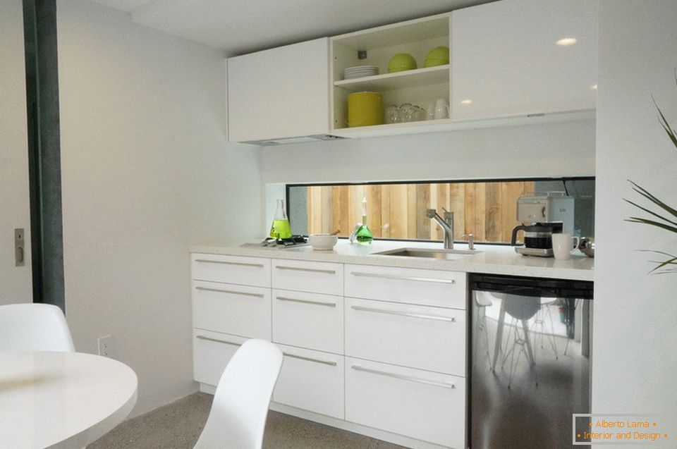 Comfortable modern kitchenette interior