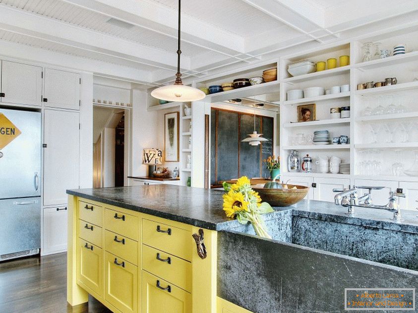 Soapstone will always add to your kitchen a little bit of personality