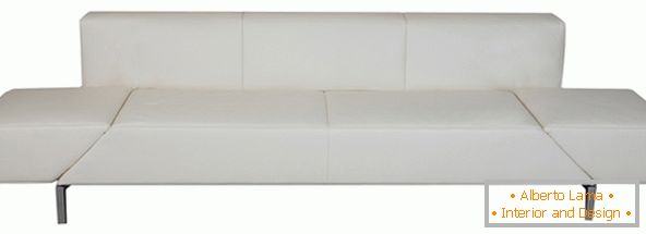 Longueville Sofa with folding armrests