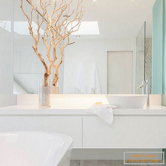 Bathroom in a minimalist style