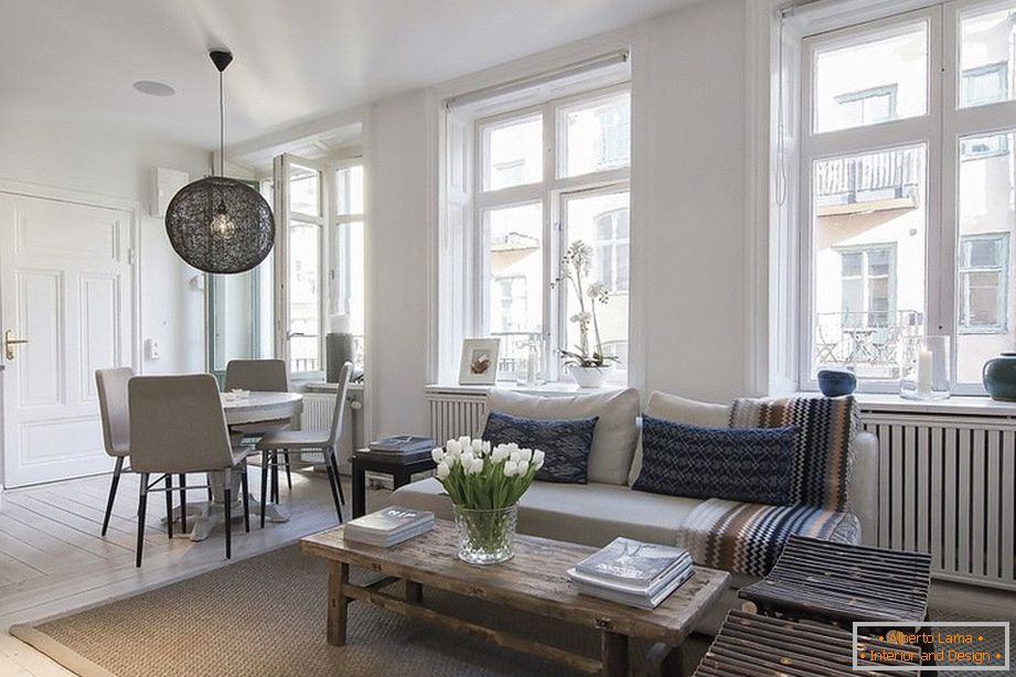 Stylish apartment redevelopment in Sweden