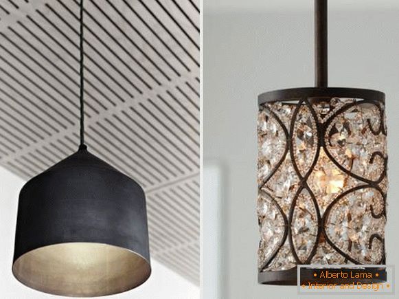 Beautiful pendant lights in black