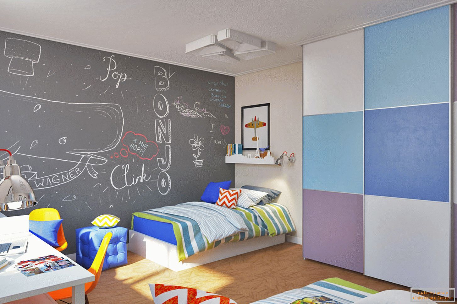 Beautiful design of a small children's room