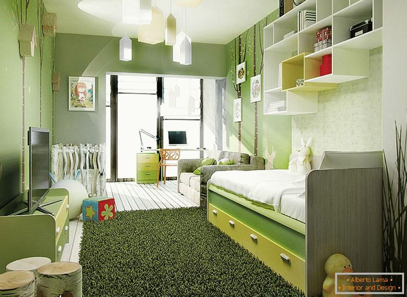 Beautiful design of a small children's room