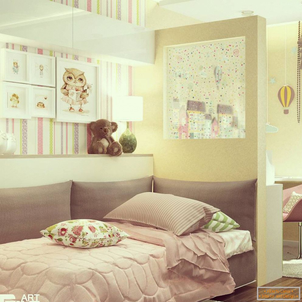 Beautiful design of a small children's room