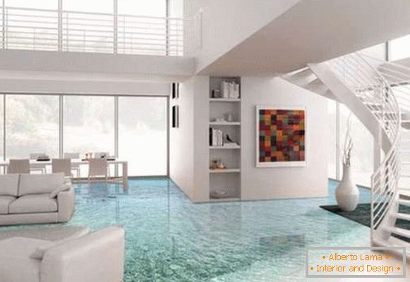 3d wallpapers in the interior, photo 1
