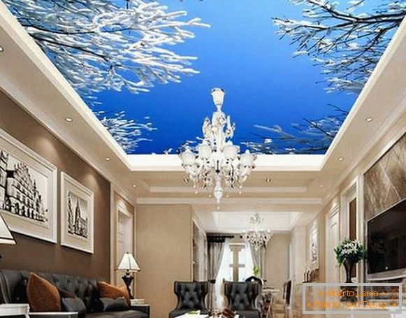 Wall Mural 3d in the living room, photo 13