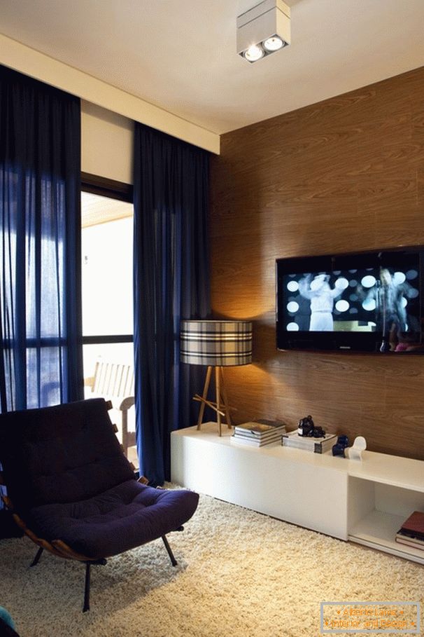 Interior design of apartment in Sao Paulo