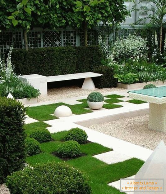 Idea for a stylish garden