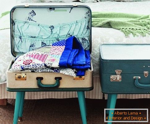 Suitcase for clothes storage