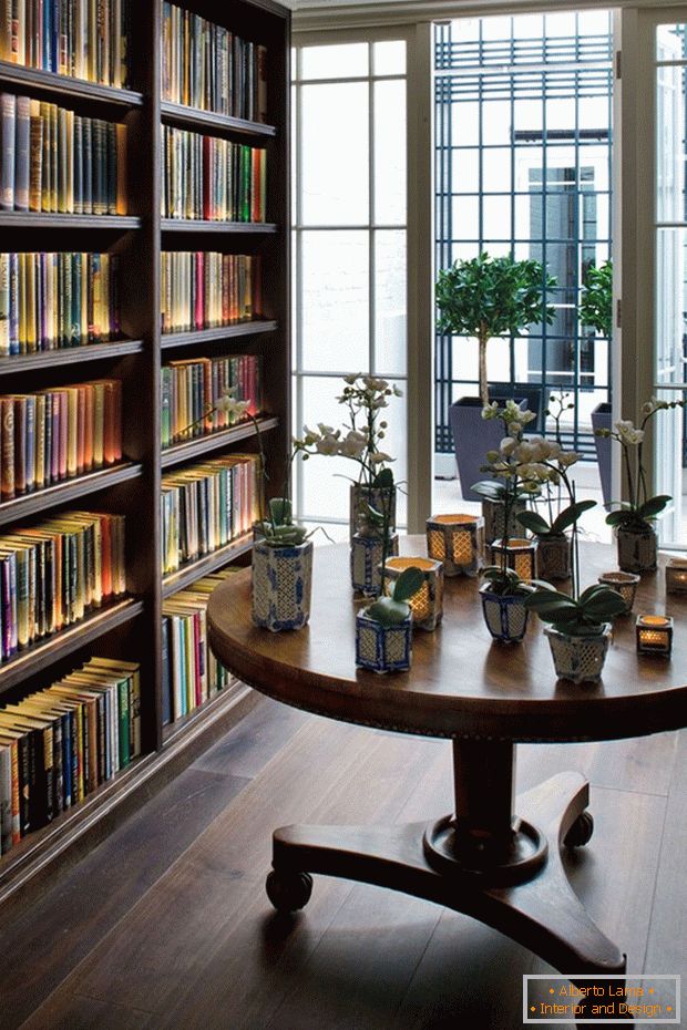 Large windows in the library