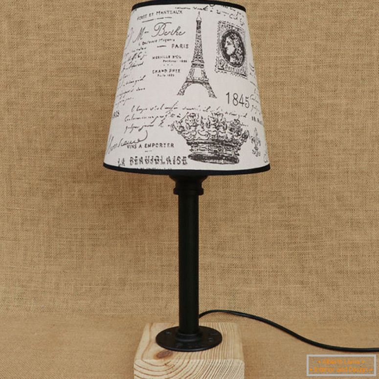 2016-Modern-Vintage-Black-Bedside-Pair-Punk-Fabric-Lampshade-Table-Lamp-e27-e26-Lamp-for-Bedroom