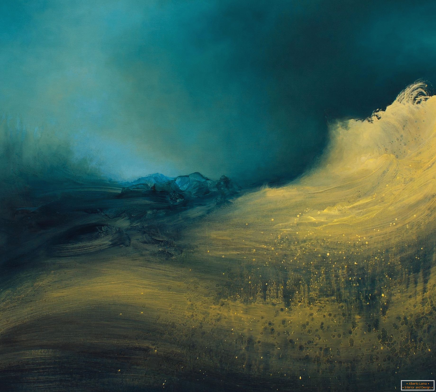 Abstract ocean landscapes by Samantha Keely Smith