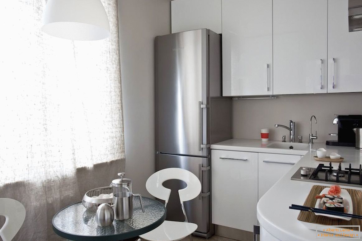 Kitchen stylish apartment in Moscow