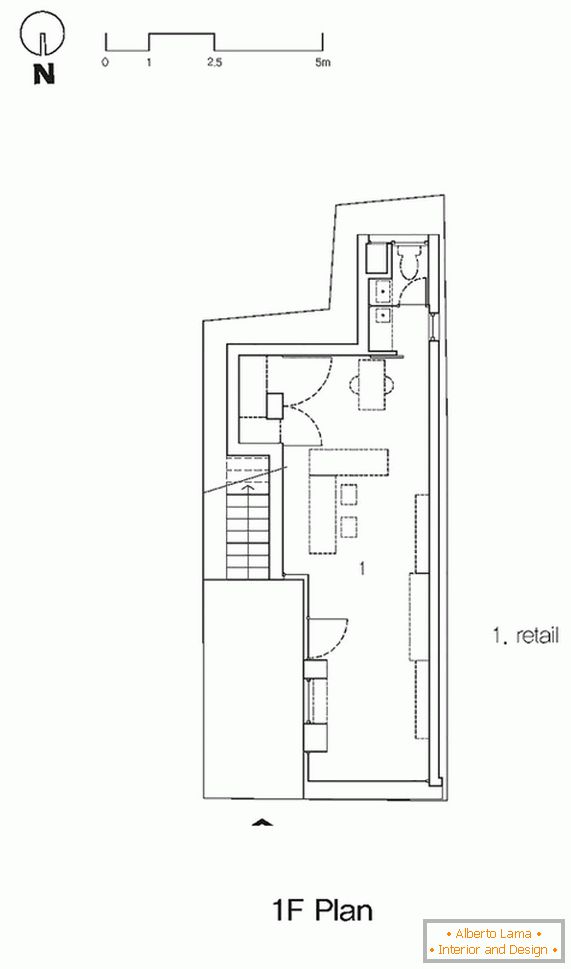 The layout of a compact house