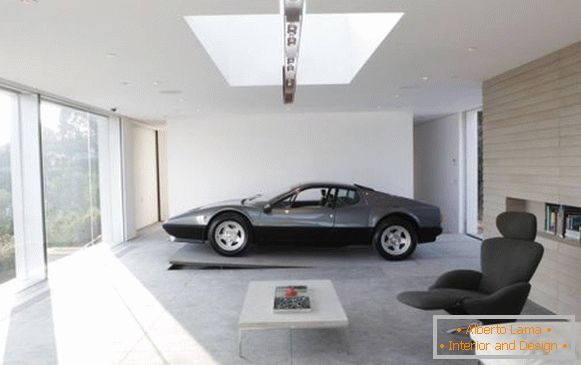 Luxury house for a car