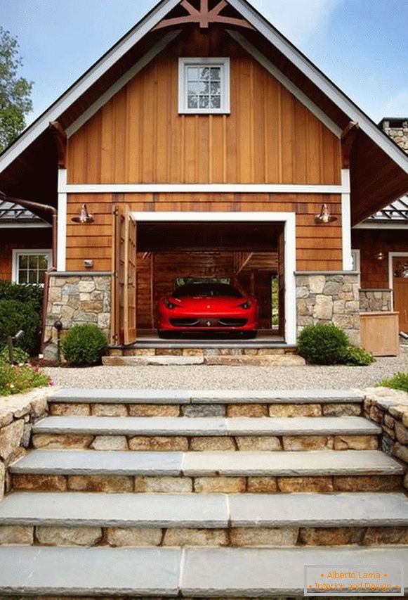 Classic garage for car