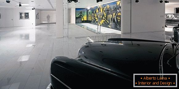 Perfect car in a luxury garage
