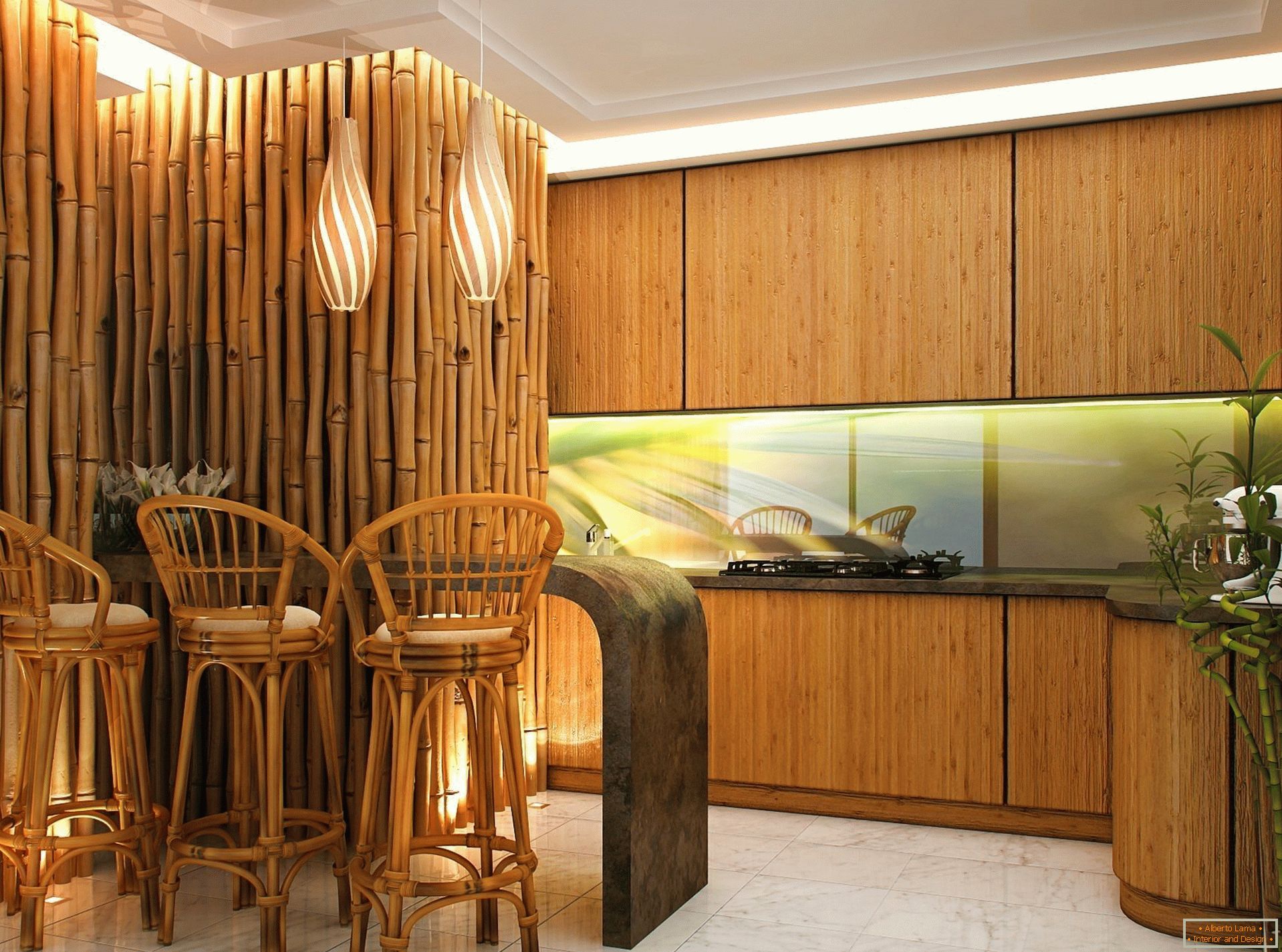 bamboo paint color living room