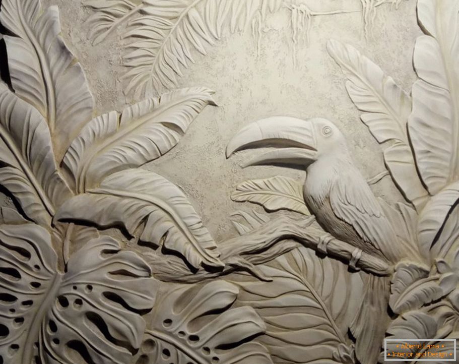 Bas-relief of the jungle