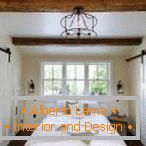 Design white doors for a country house