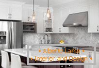 White color in the interior of the kitchen, advantages and disadvantages