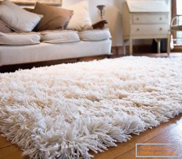 white carpet with long nap, photo 56