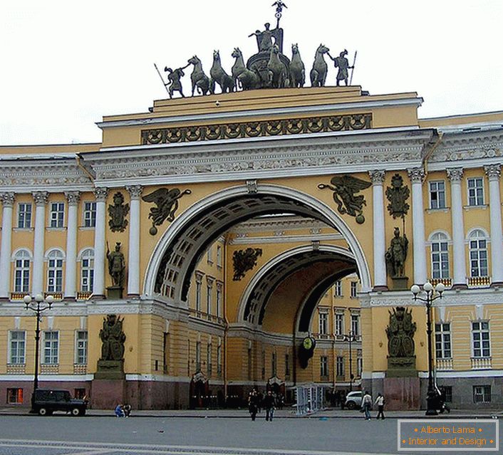 Grandiose architectural creations in the style of Russian Empire are reverently preserved from year to year.