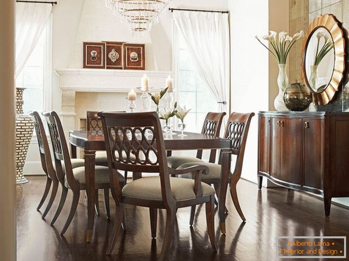 Living-dining room Art Deco