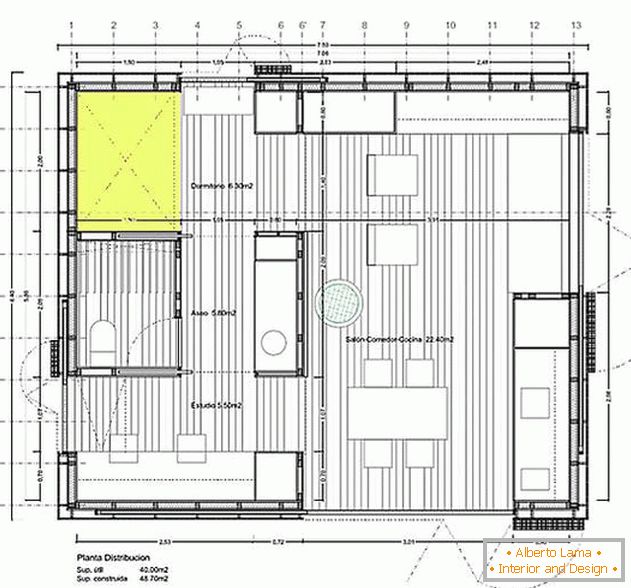 Ecuadorian small house in the forest: a plan