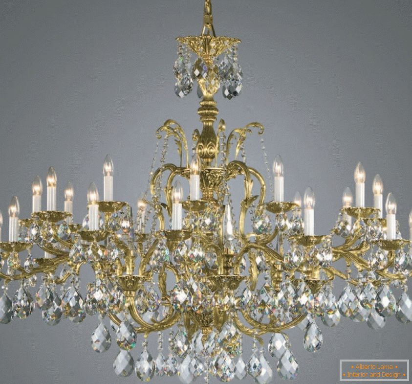 The royal grandeur of bronze chandeliers