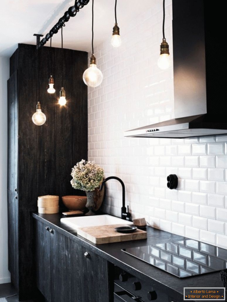 black-kitchen-cupboards-and-subway-tiles