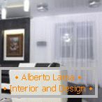 Black and white living room - 55 photos of unusual living