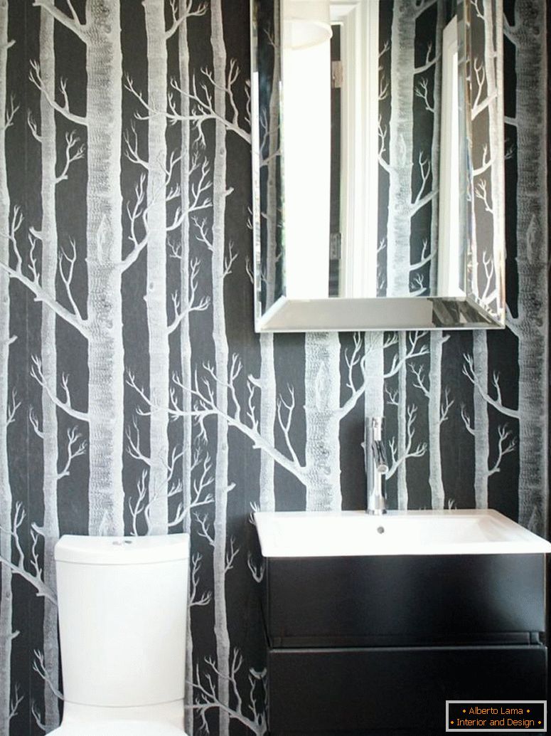 black-and-white-wallpapered-powder-room-via-hgtv
