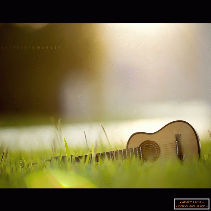 Photo of miniature guitar Daniela Romanesi, Brazil