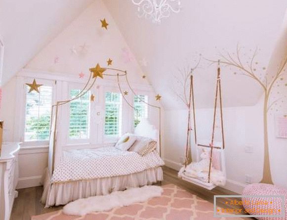 Ideal colors for a children's room for a girl