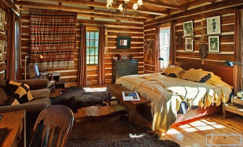 Bedroom in country style