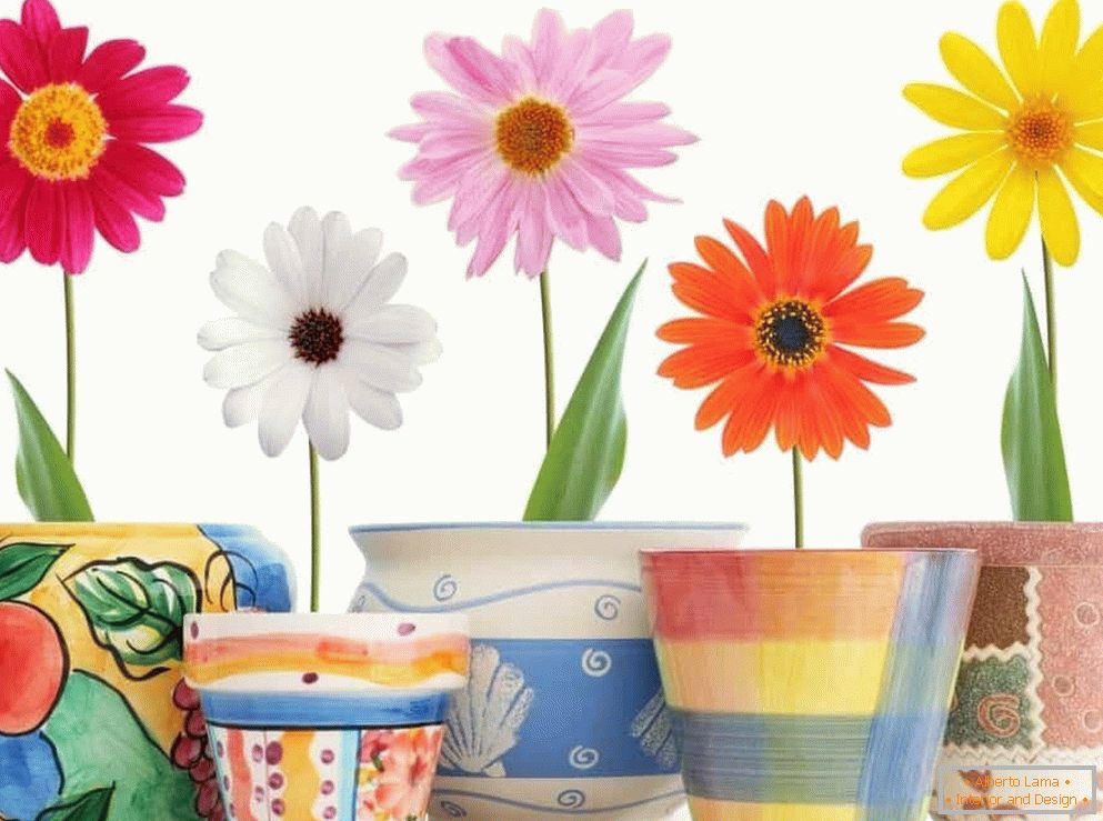 Decorating flower pots with your own hands