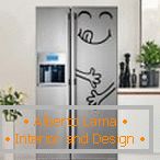 Funny design of the refrigerator