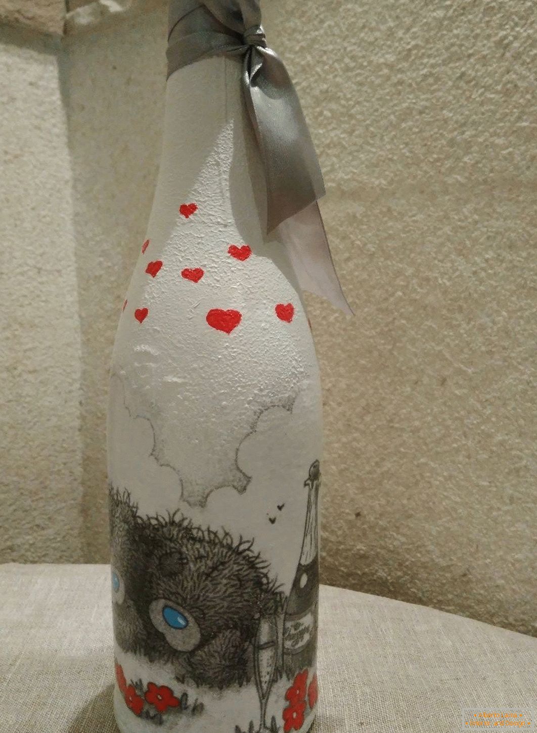 Drawing on the bottle