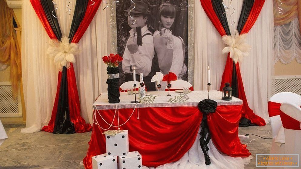 Gangsters' motives in decorating a wedding hall