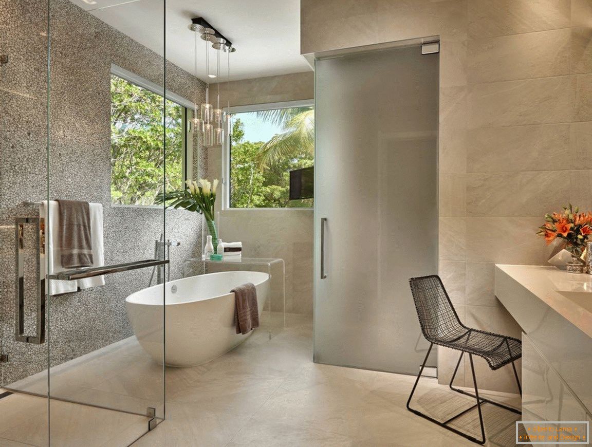 Bathroom with modern interior