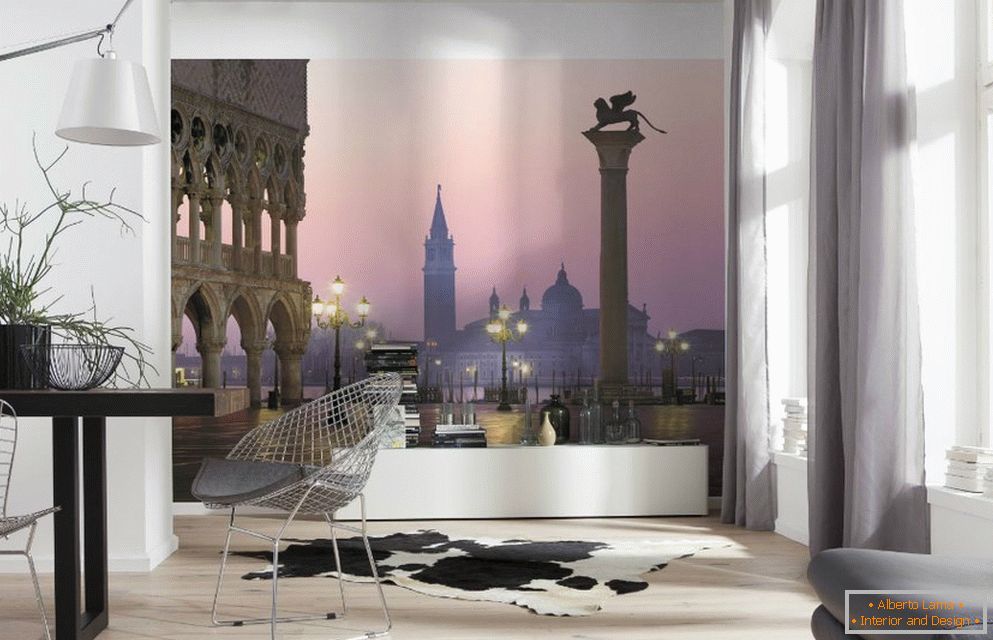 Photo wallpapers in the interior