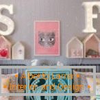 Letters with illumination in the nursery