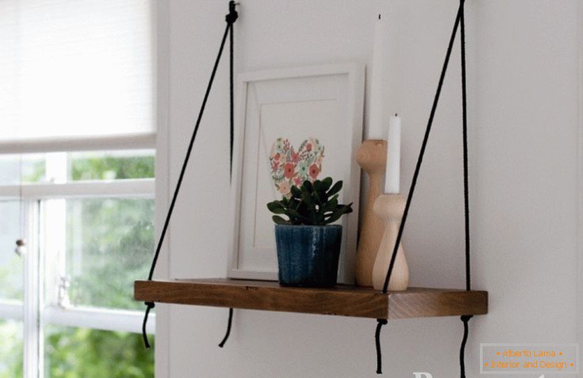 Suspended shelf