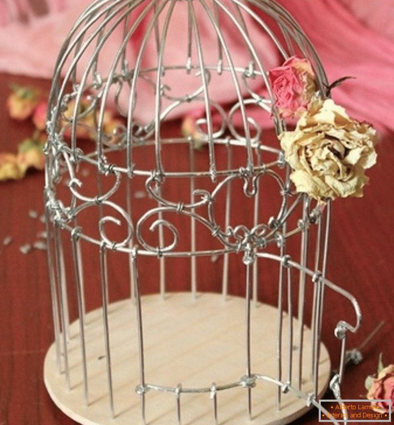 Decorative cage из фанеры и металла